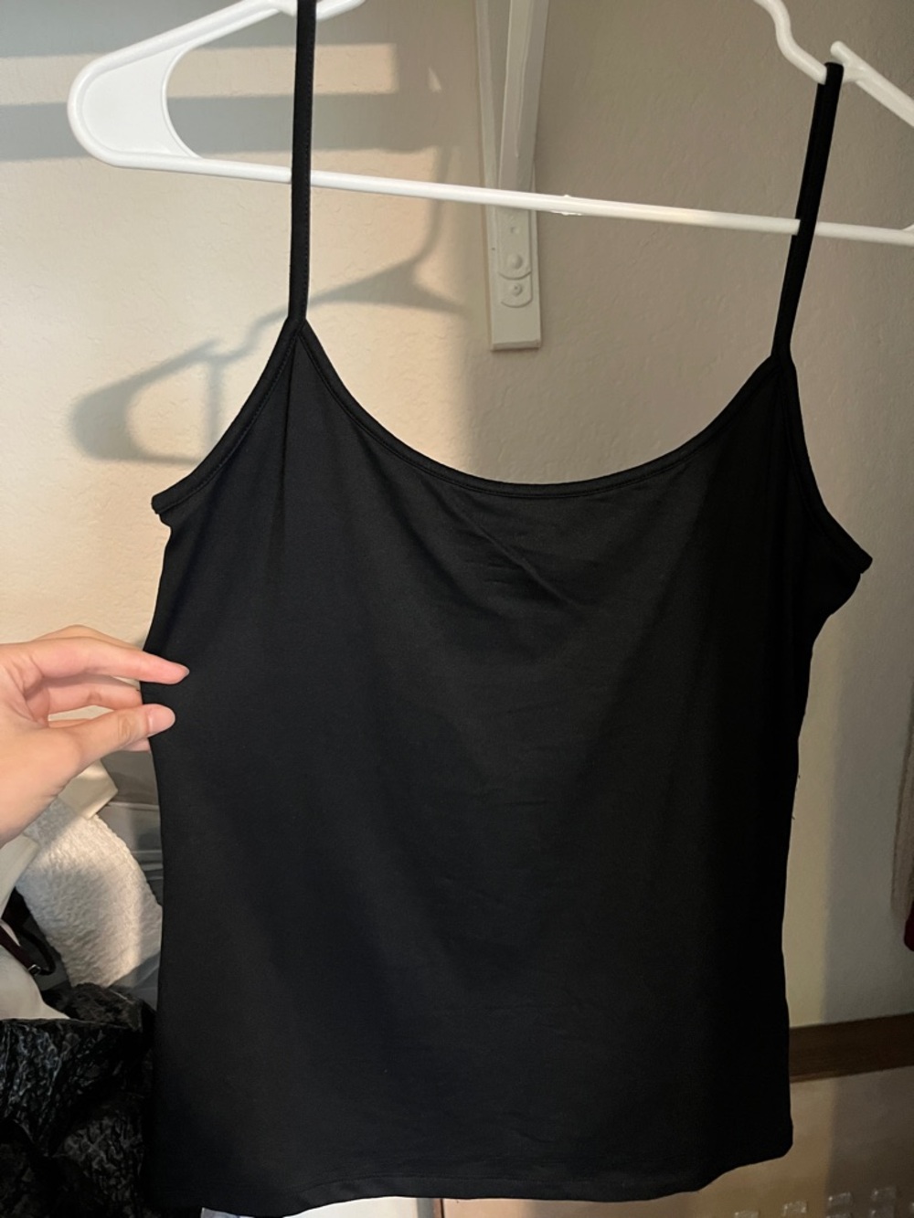 H&M Black Slim Spaghetti-Strap Cami